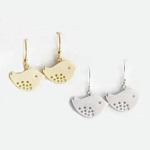 Color: 1 Pair - White Gold Plated - Spring has Sprung Pair Of Earrings In Yellow OR White Gold K290-2858338948