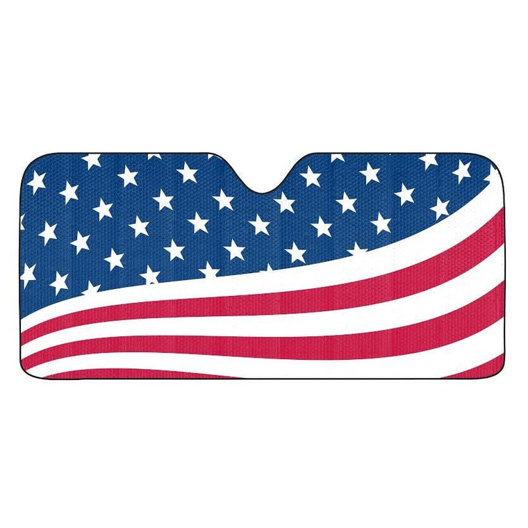 American Flag Auto Sun Shade Z157-8162084701