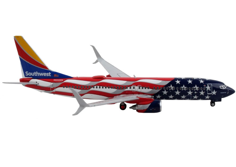 Boeing 737-800 Commercial Aircraft "Southwest Airlines - Freedom One" United States Flag Livery 1/4 F977-GJ2039