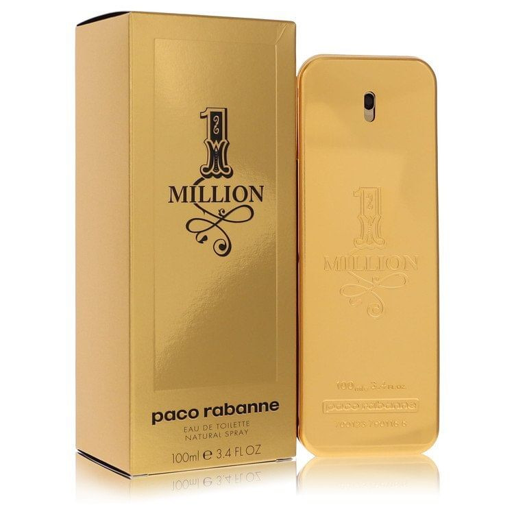 1 Million by Paco Rabanne Eau De Toilette Spray 3.4 oz (Men) V728-453437