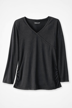 PrimaKnit® Faux Wrap Top
