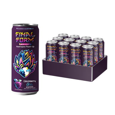 【完売品】bonbonero can feel チタン トリプルコラボ Final Form Energy - Glitchberry Flavor - 12 Count Pack