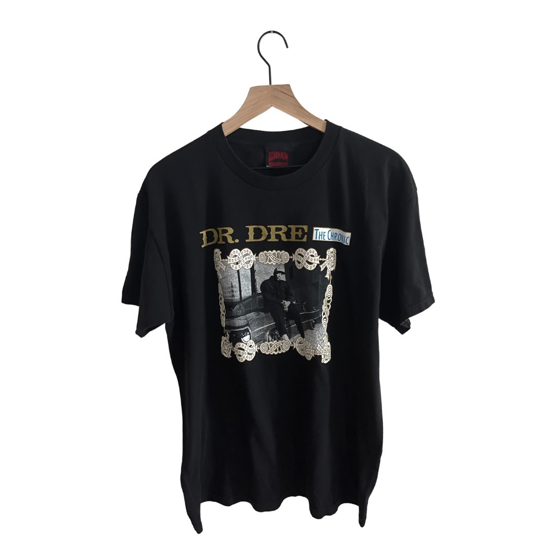 Mens vintage 2005 death row Dr Dre the chronic big logo graphic t shirt ...