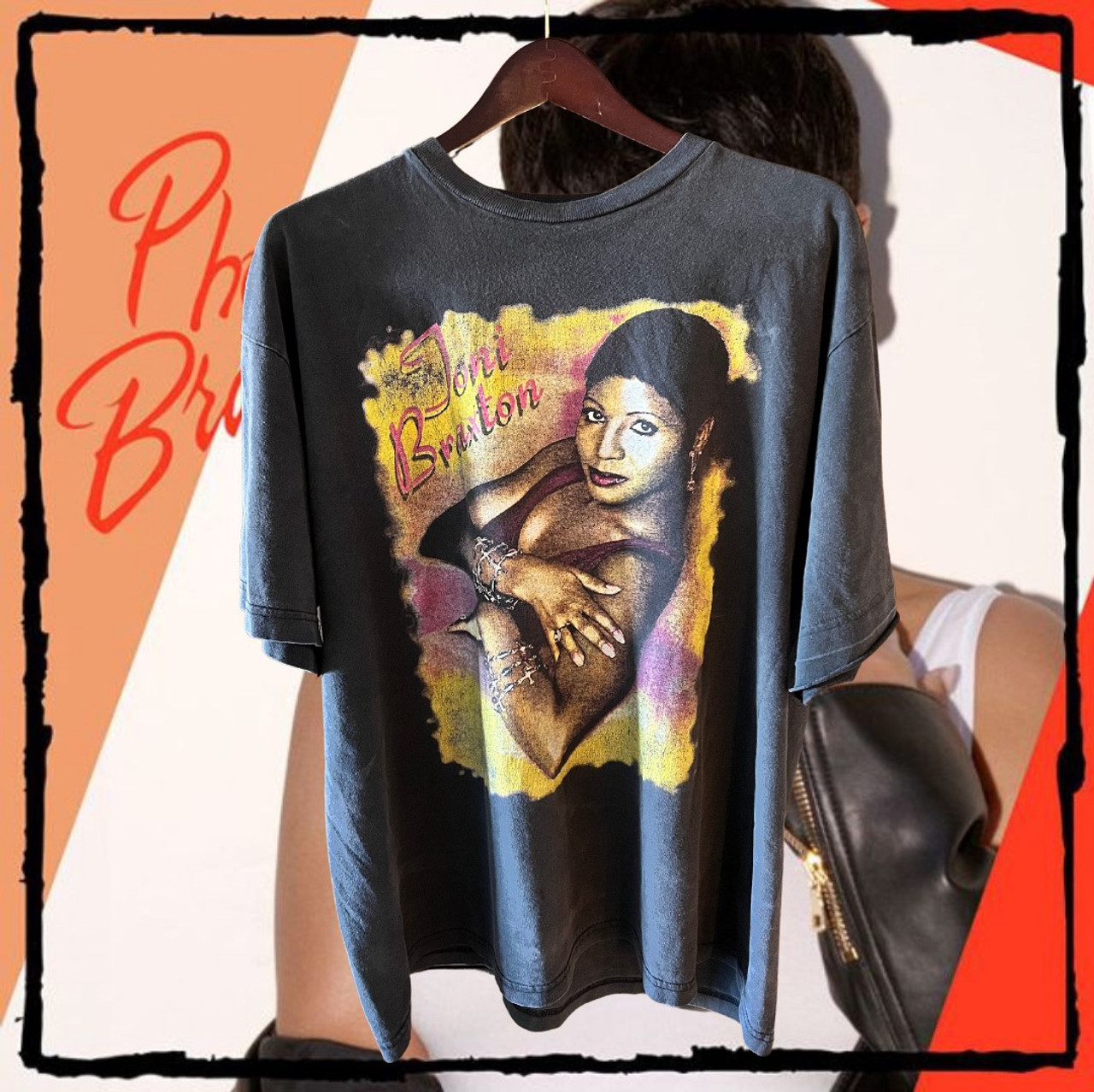 KENNY G & TONI BRAXTON 90s ビンテージ Tシャツ 古着-