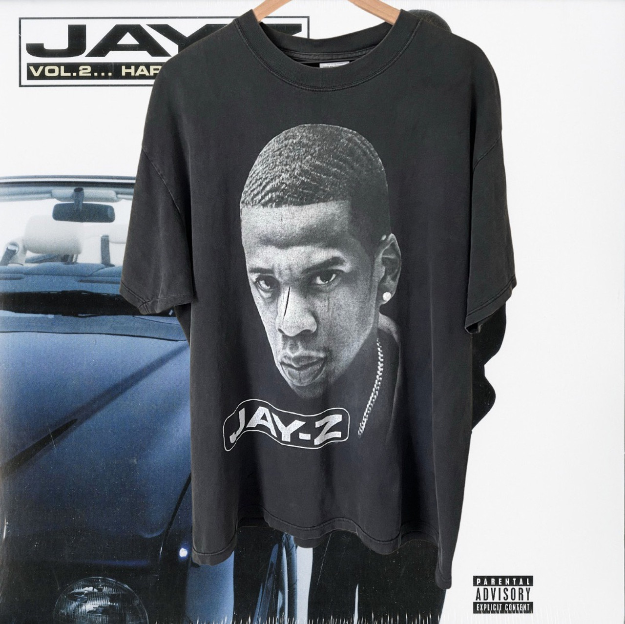 98' Jay-Z HKL big face merch tee