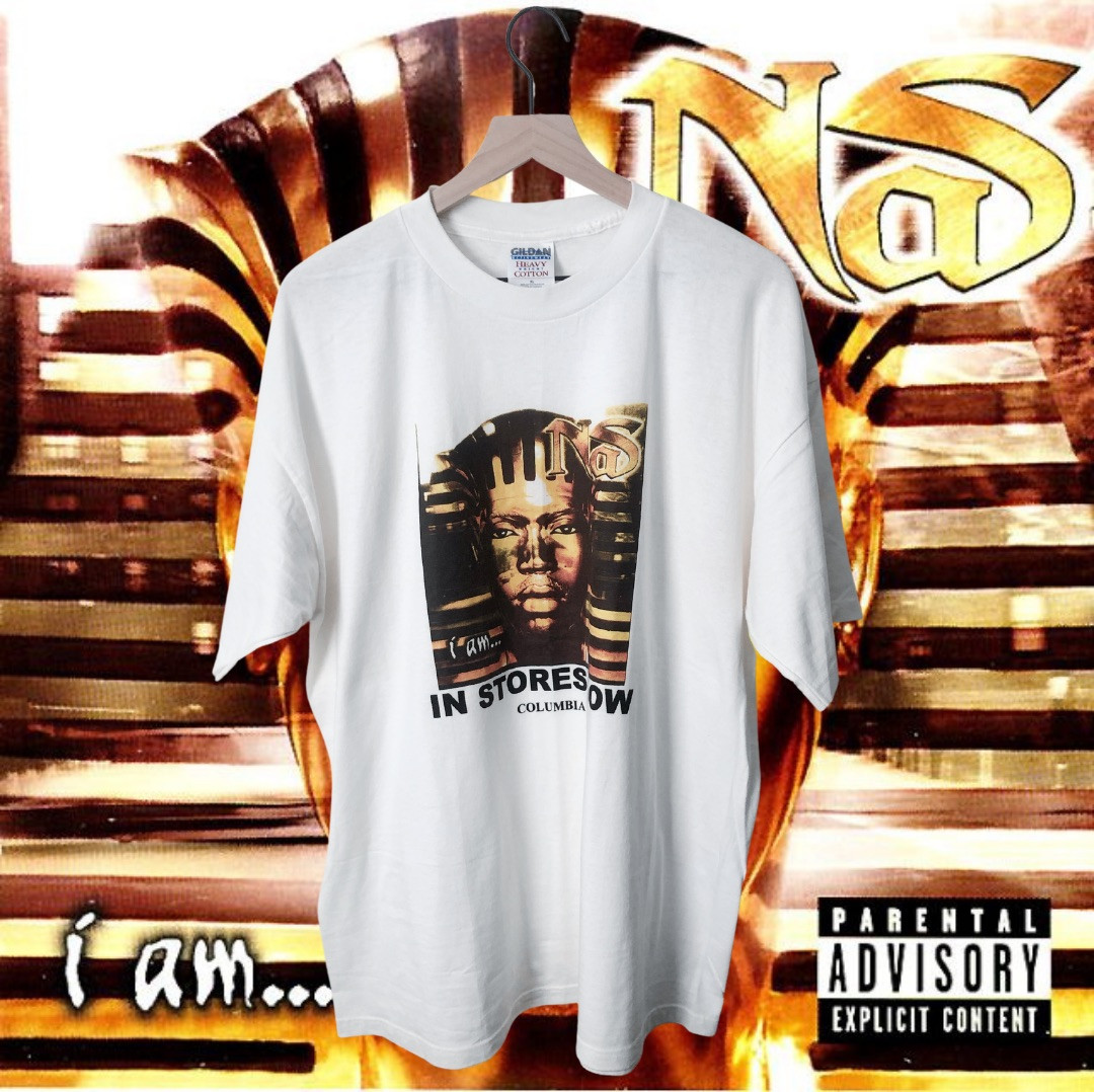 当時物 VINTAGE Nas ヴィンテージ ナス プロモ Tシャツ 美品 【公式通販】