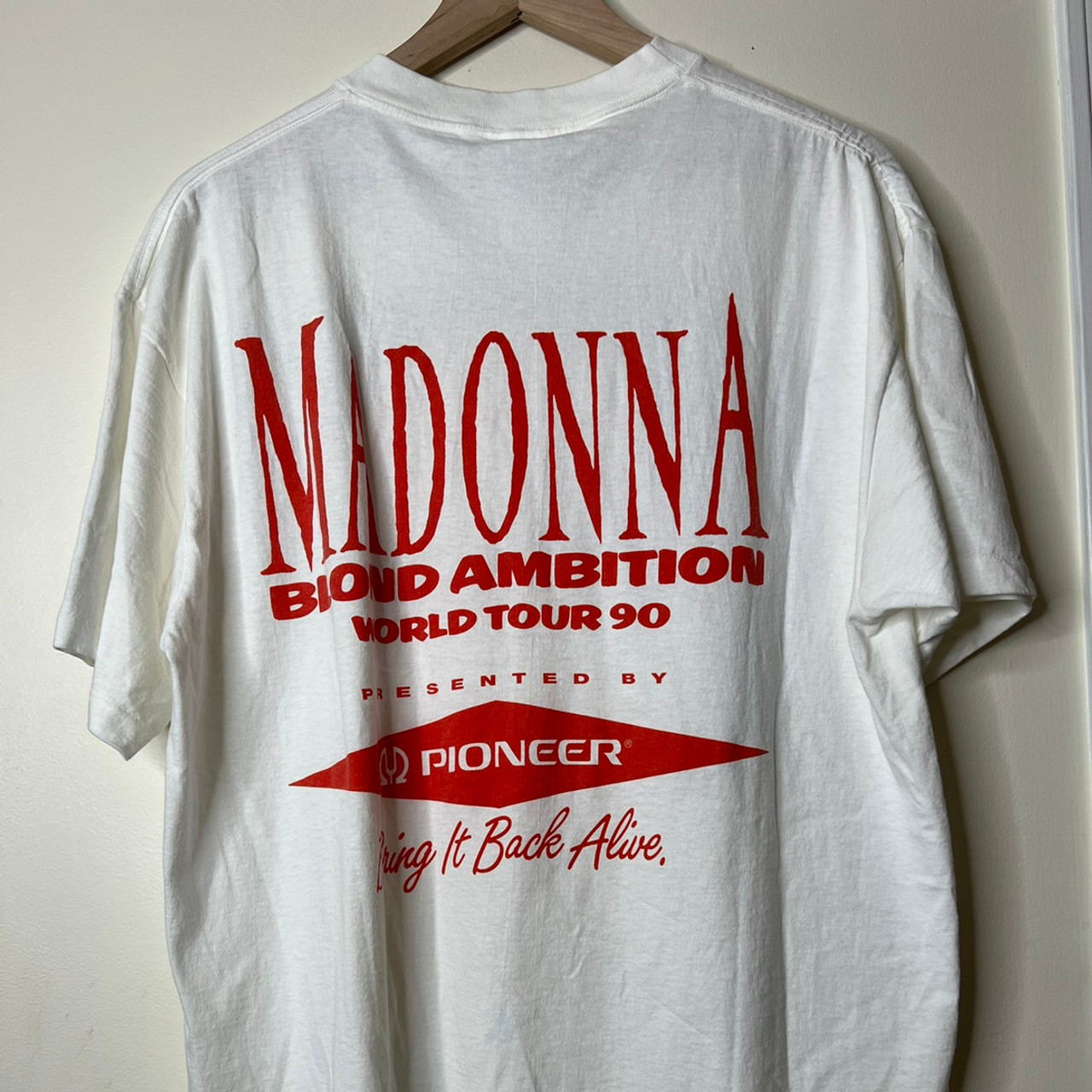 1990 Madonna Blonde Ambition tour tee