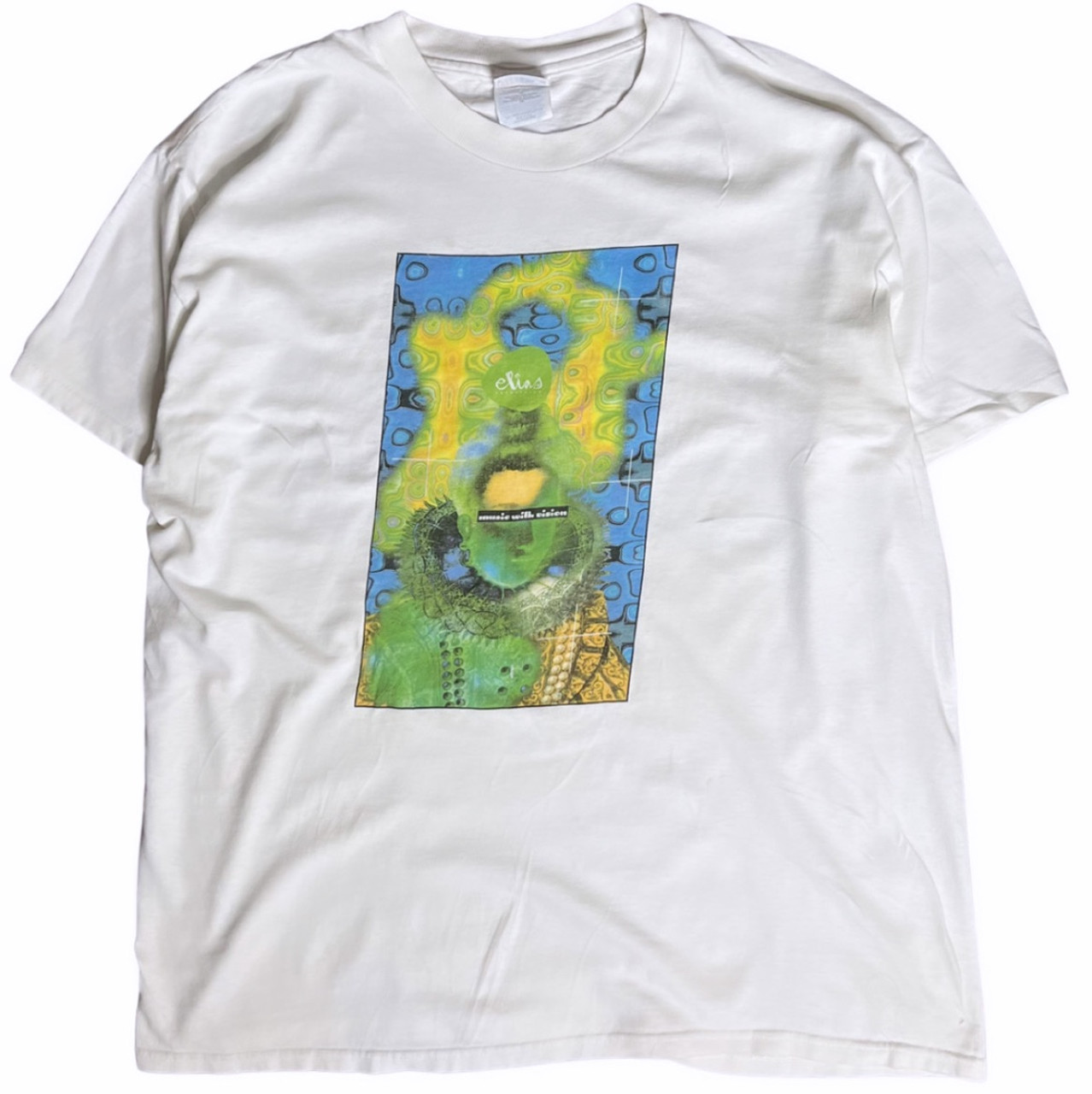 90's Music with vision Fractal art tee