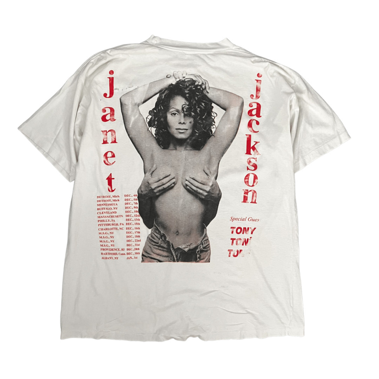 最高の品質 1993年製 ジャネットジャクソン janet jackson Tシャツ