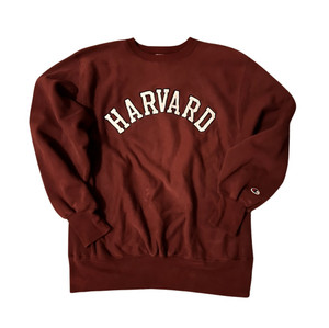 90's Harvard University Champion reverse weave crewneck