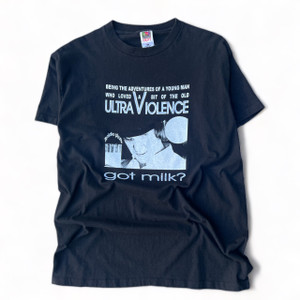 Rare 90's Clockwork Orange "Got Milk" movie t-shirt