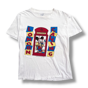 88'  Euro The Clash "London Calling" Licensed Mickey mouse T-shirt