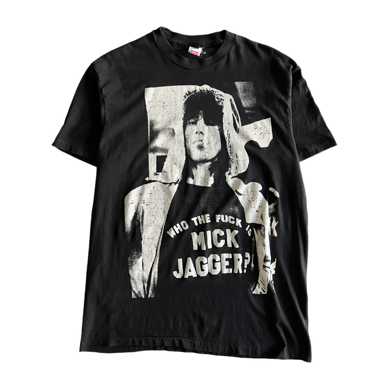 90's Mick Jagger "Who the Fuck is Mick Jagger" t-shirt