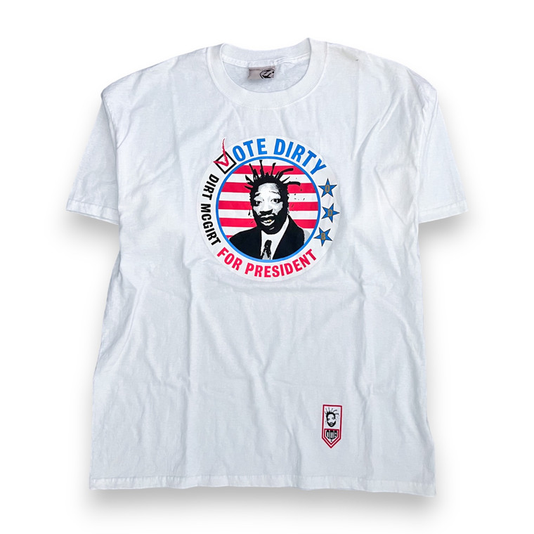 Early 00's ODB Dirt Mcgirt wear "Vote Dirty" rap t-shirt