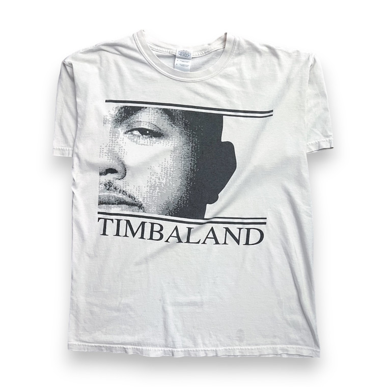 Timbaland Mosley Music Record Label Debut big face promo t-shirt