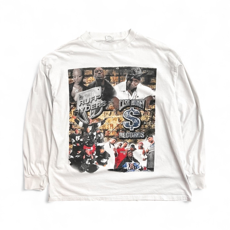 90's Ruff Ryders & Cash Money Millionares tour parking lot boot long sleeve 