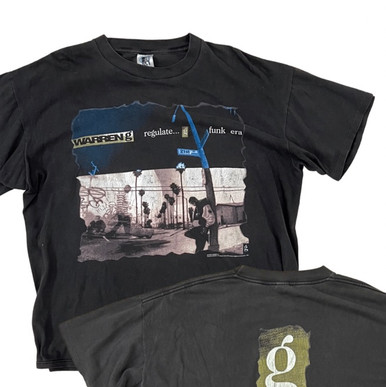 トップス warren g raptee rap tee raptees vintage Rare Vtg Warren G Single Stitch USA Rap Tee GEM Tag Dr. Dre Snoop