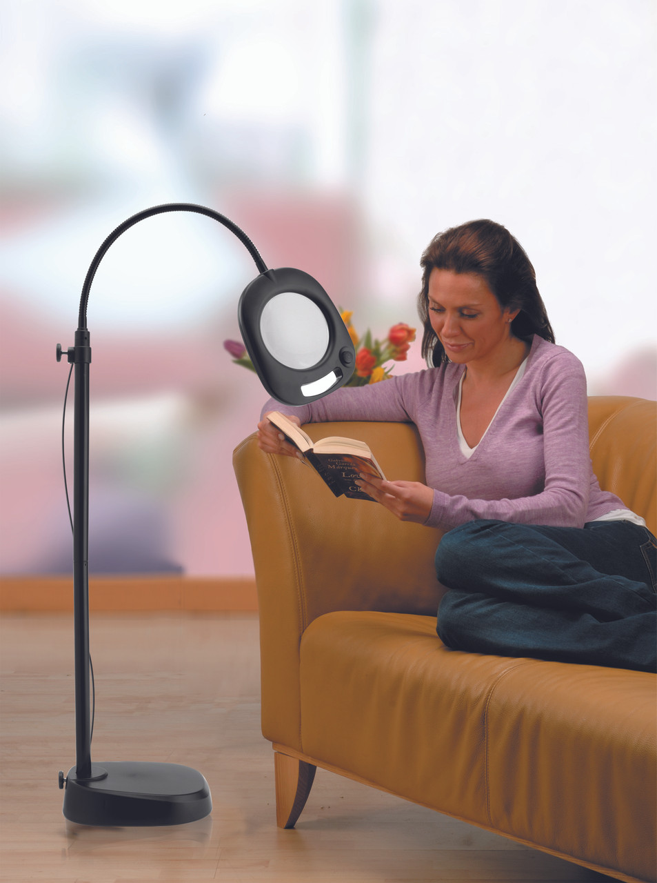 Inspect-A-Gadget LED Desk Mount Magnifying Lamp 130mm 5 Diopter