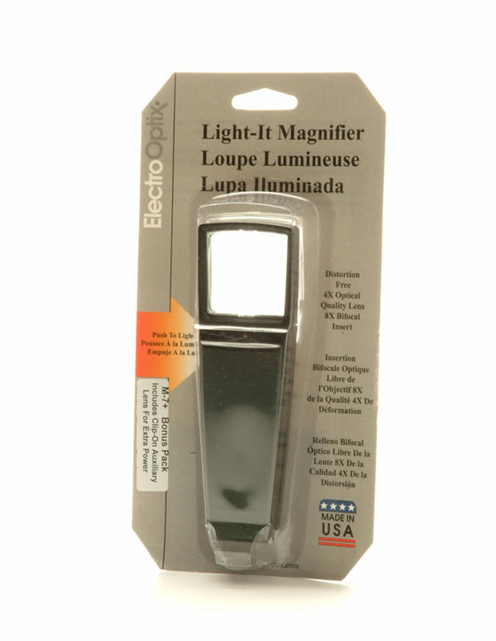 UltraOptix 7X Aspheric 1.5 in. Round Pocket LED Lighted Magnifier