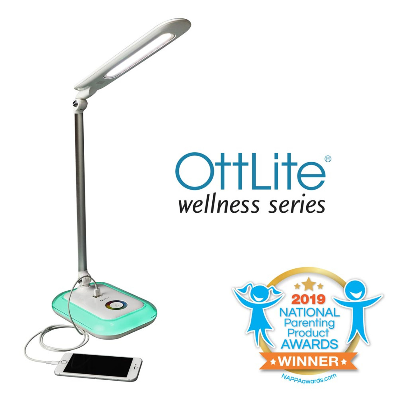 ottlite study led desk lamp