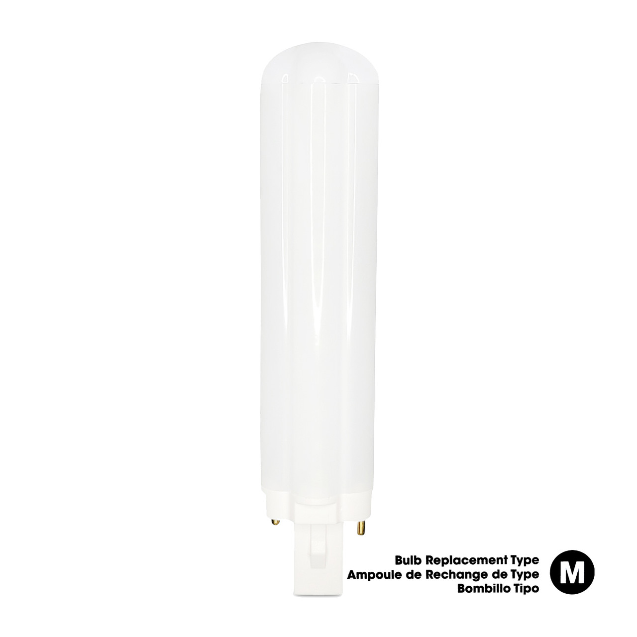 LED Type M 92009 compatible with Ottlite® 20W 2-Pin Swirl bulb