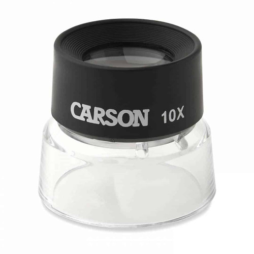 Carson LumiLoupe™ 10x Power 1″ Stand Magnifier
