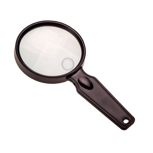 CARSON MagniView™ 2x Power 3.5” Lens HandHeld Magnifier with Spot Lens
