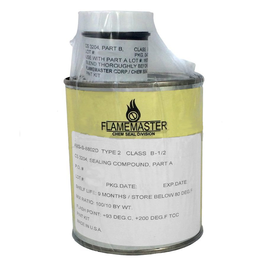 Flamemaster Chemseal CS 3204 Aircraft Integral Fuel Tank Sealant Pint Kit