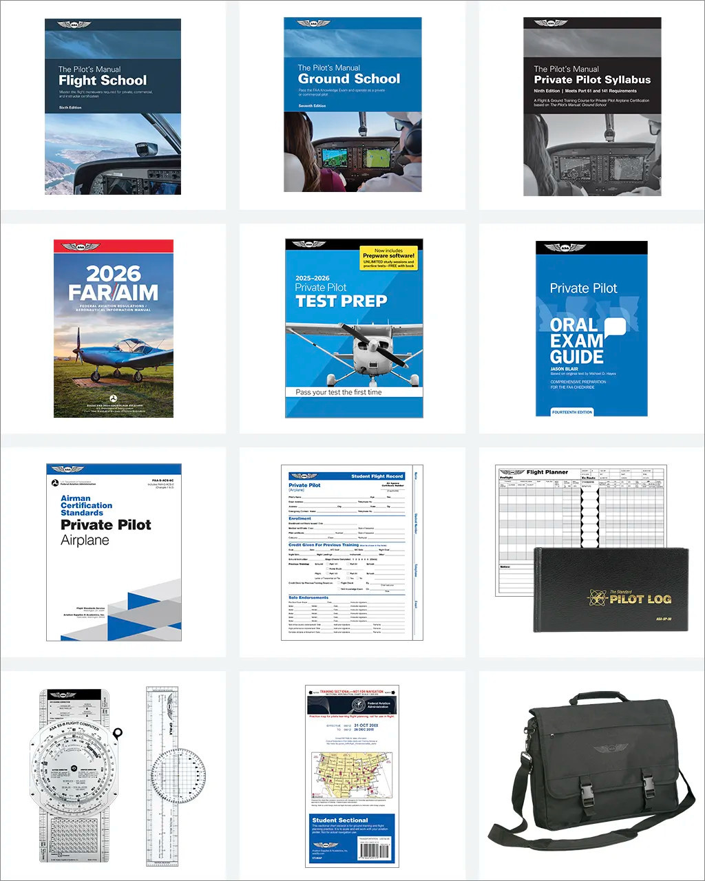 ASA Private Pilot Flight School Kit - Part 141