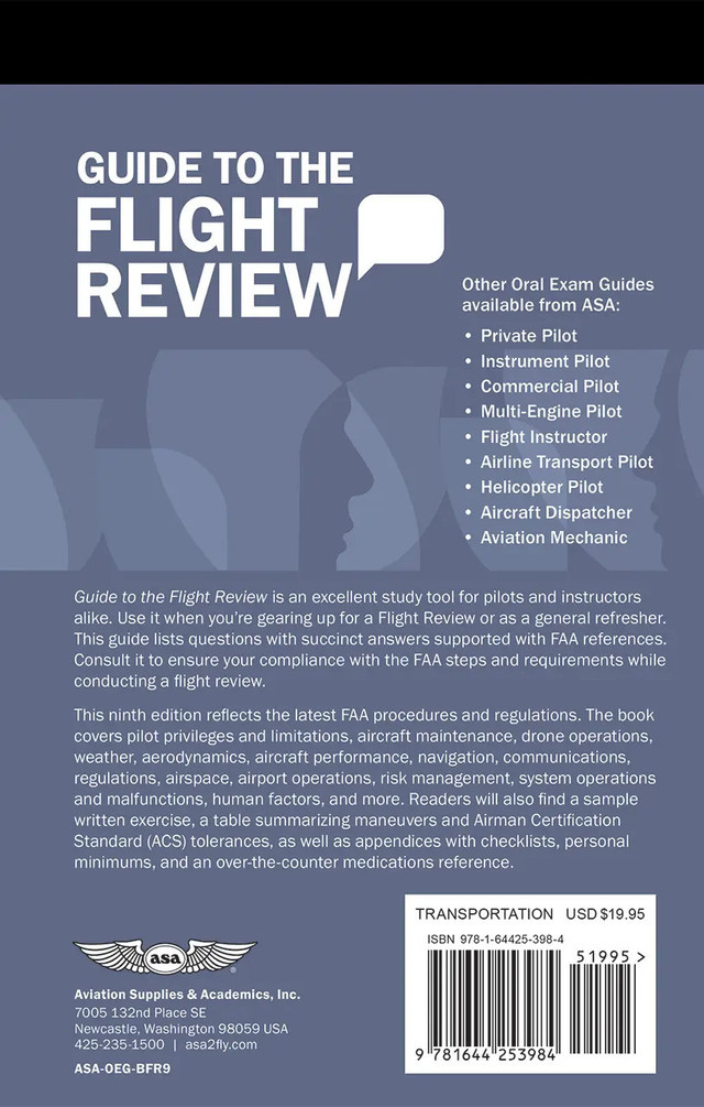 Guide to the Flight Review, Ninth Edition