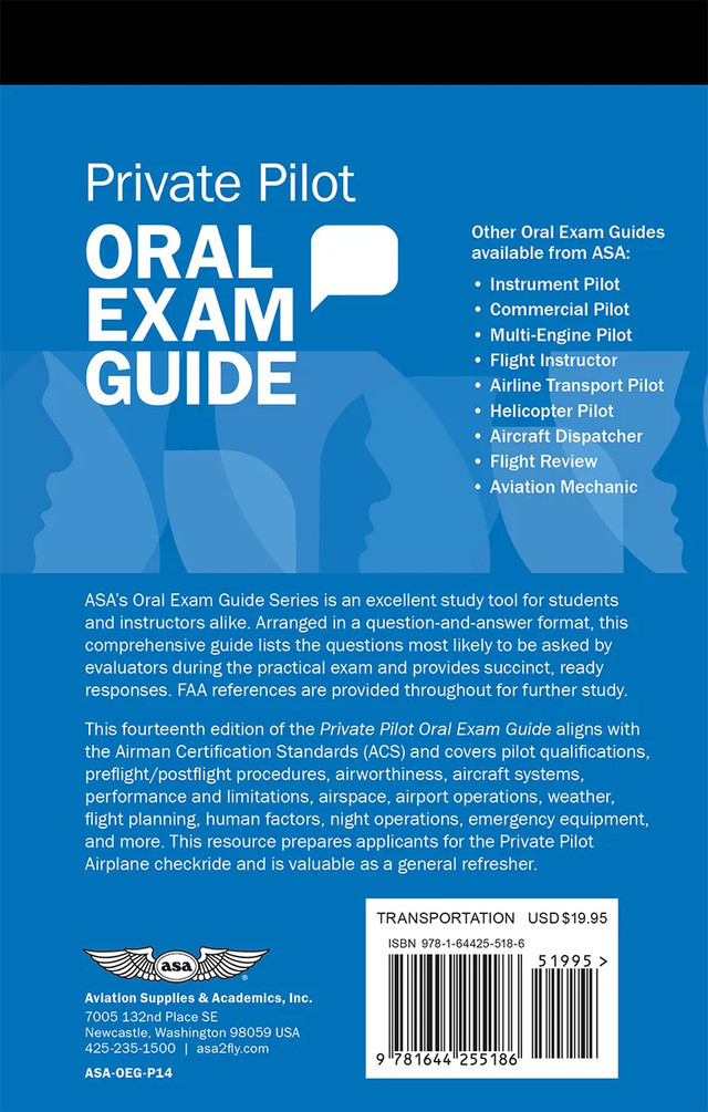 Private Pilot Oral Exam Guide, Fourteenth Edition
