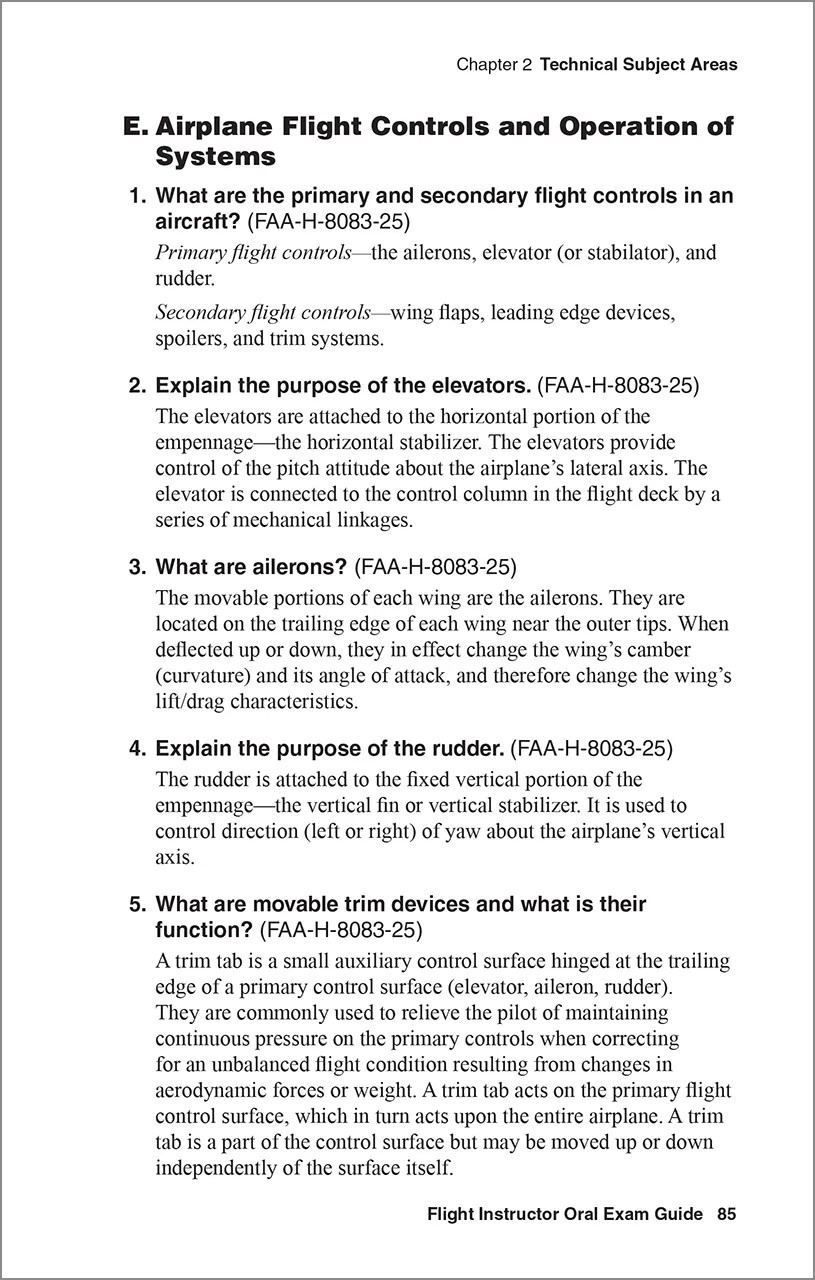ASA Oral Exam Guide: Certified Flight Instructor