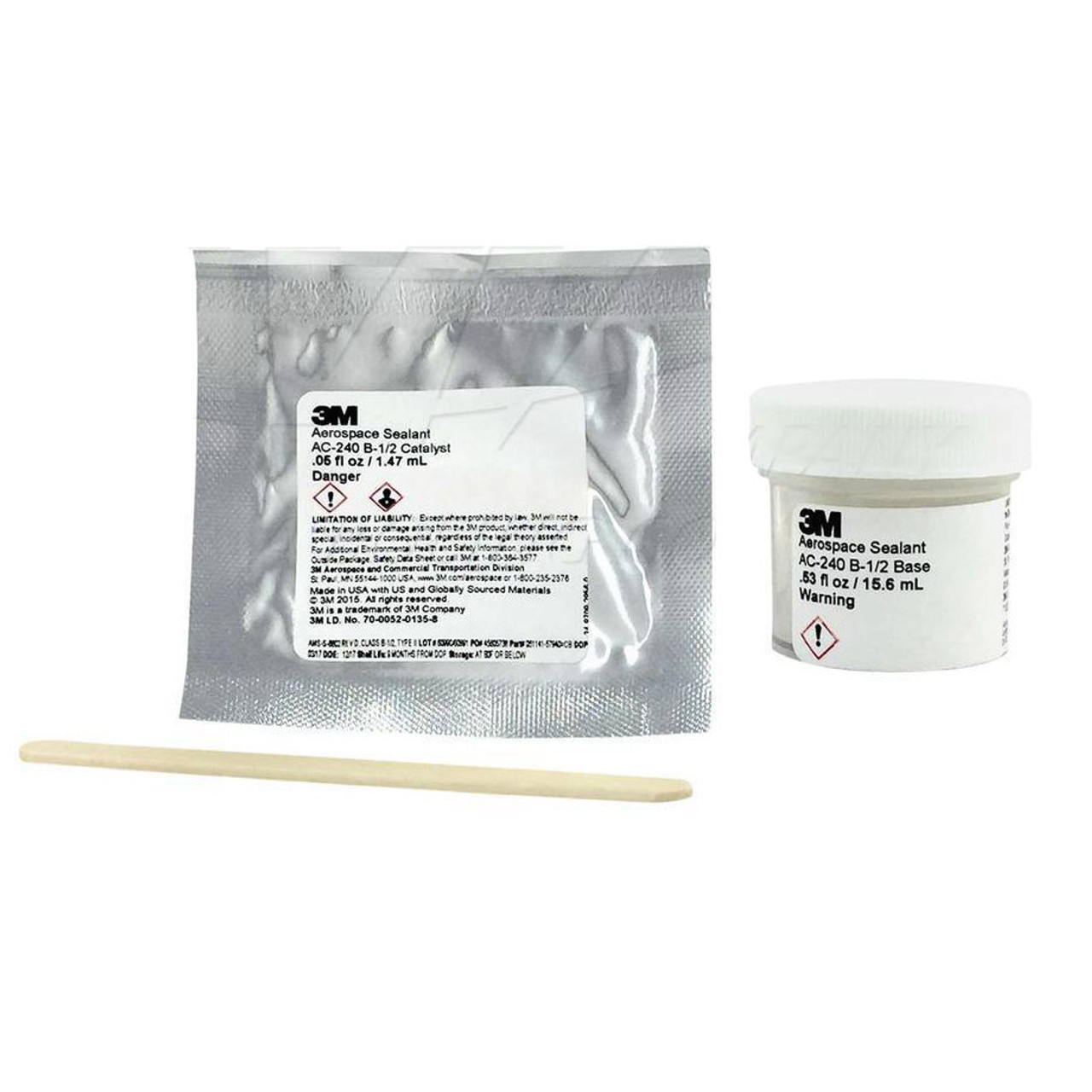 3M™ AC350B Aerospace Sealant 051141-58041 Dark Gray, 25 g