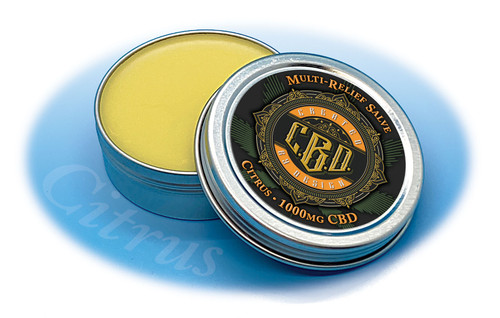 Created By Design CBD Salve Citrus Fragrance 1000 mg tin