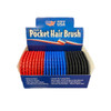 FMS Pocket Hair Brush - Carton Assorted Colors
