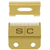 Stylecraft Gold Fixed Clipper Fade Blade w/ Slim Deep Moving Blade