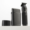 BaBylissPRO® BlackFX All-Metal Trimmer & Double-Foil Shaver Combo