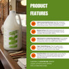 Campbell's UNSCENTED Premix Liquid Lather Shave Cream for Lather Machine - Half Gallon