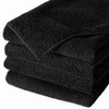 Towels - Cotton Terry Black