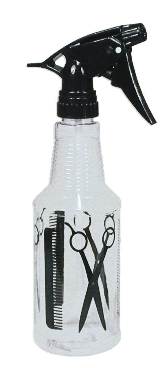 Spray Bottle Comb & Scissors - Atlanta Barber and Beauty Supply