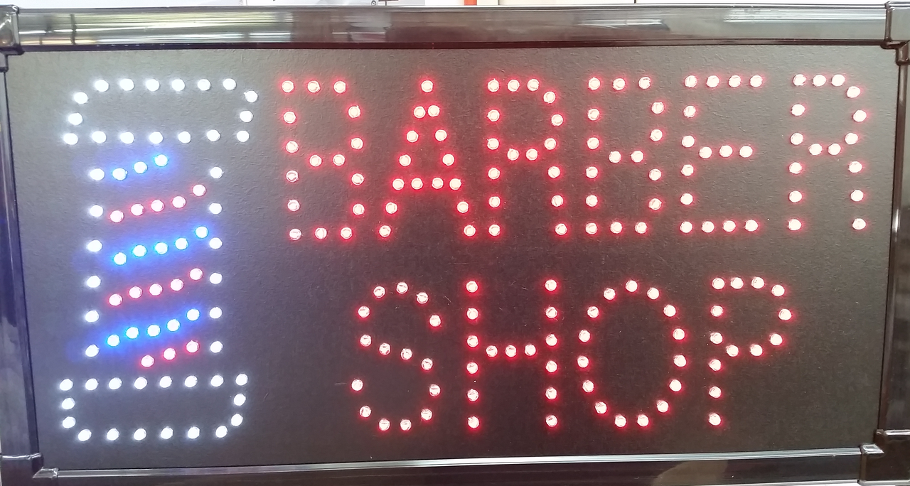 Barber Shop Led Sign Atlanta Barber And Beauty Supply