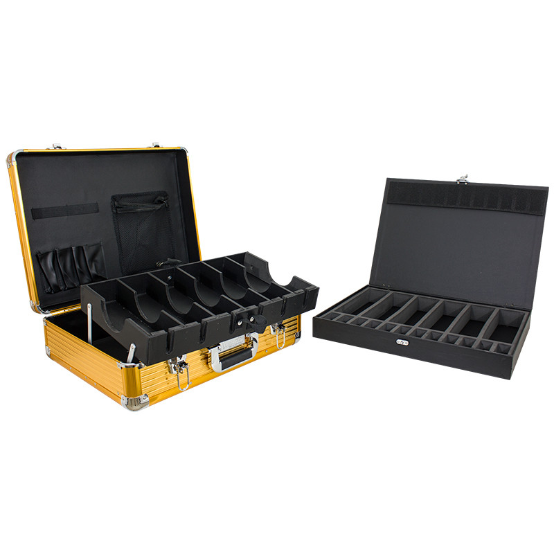 Clipper and Accessory Carry Case Large Gold - Atlanta Barber and