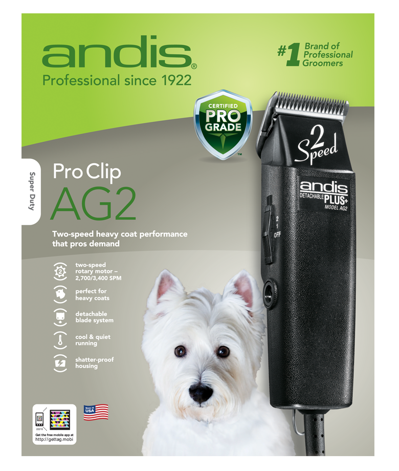 Andis AG2 ProClip Clipper Atlanta Barber and Beauty Supply