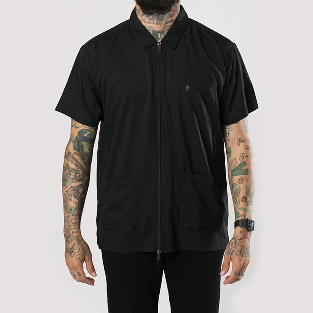 Barber Jacket Barber Strong in Black Atlanta Barber and Beauty Supply