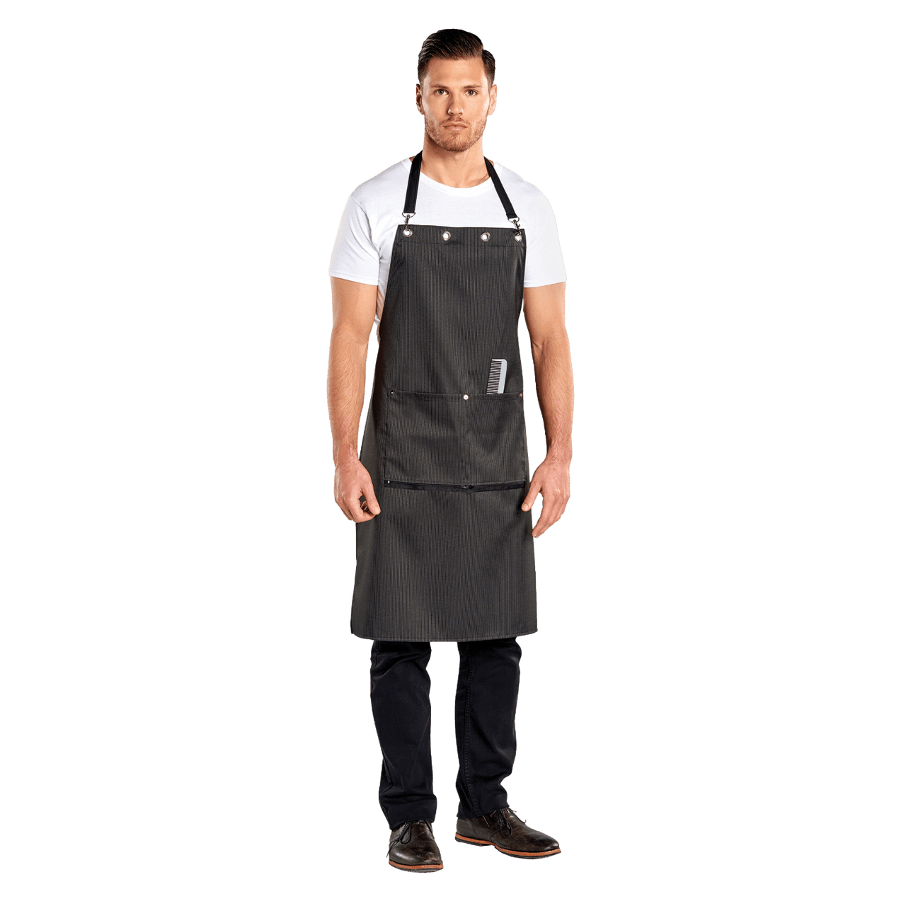 Barber Apron - Pinstripe