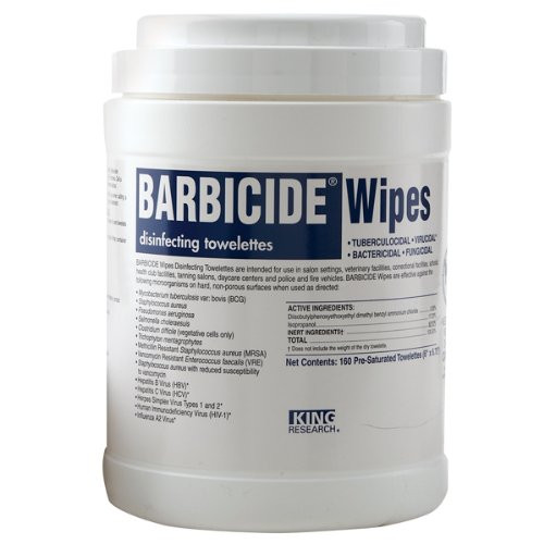 Barbicide Wipes - 160 count - Atlanta Barber and Beauty Supply