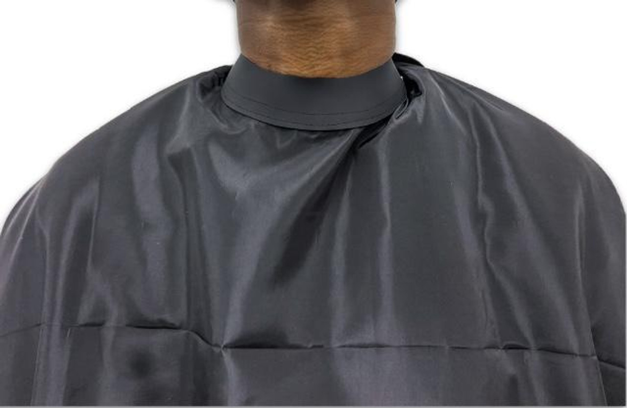 ABBS Cutting Cape Black - With Silicone Neck Protector