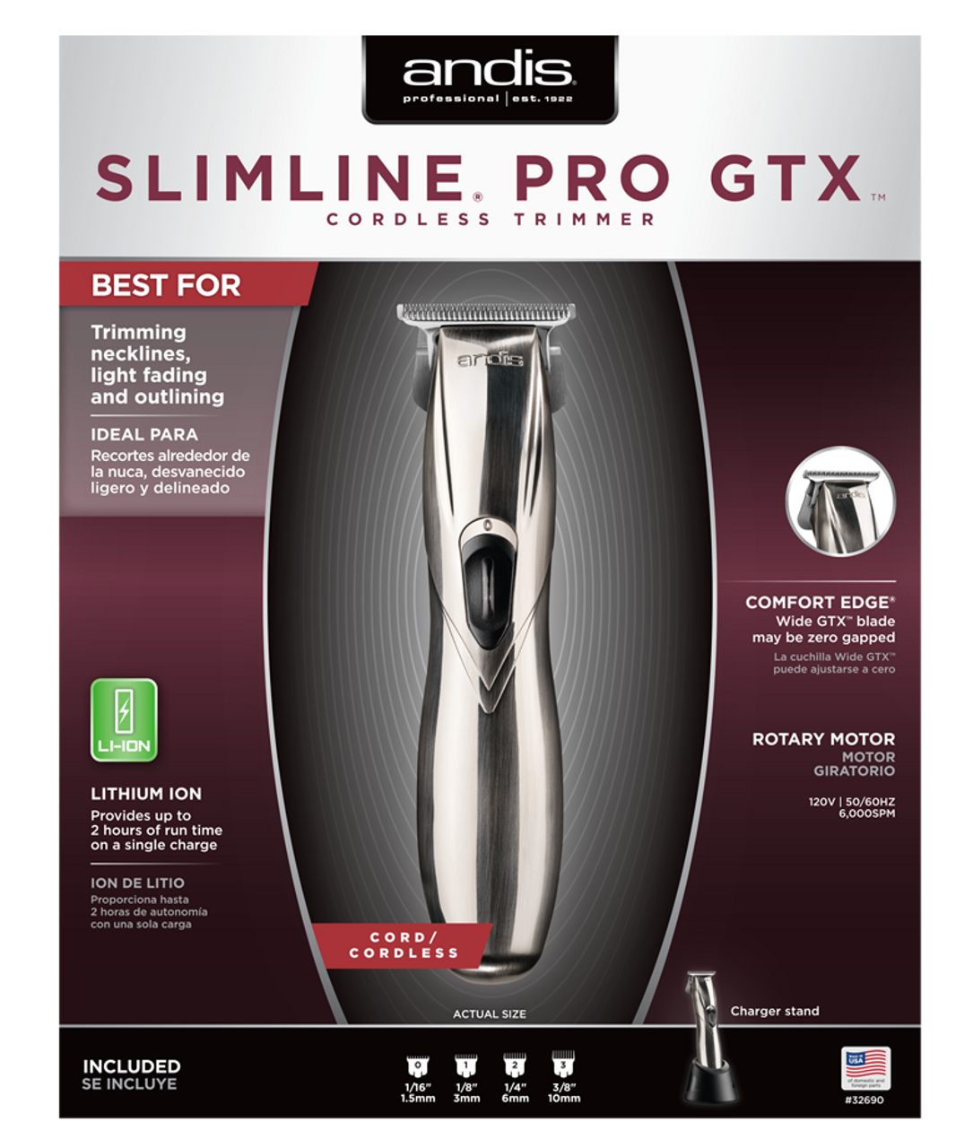 Andis Slimline Pro GTX Trimmer