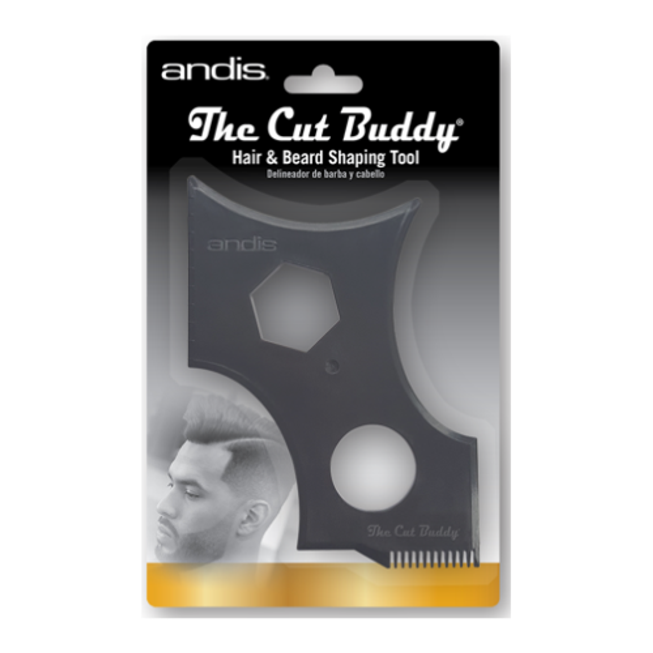 Andis The Cut Buddy Hairline and Beard Line Up Template Atlanta