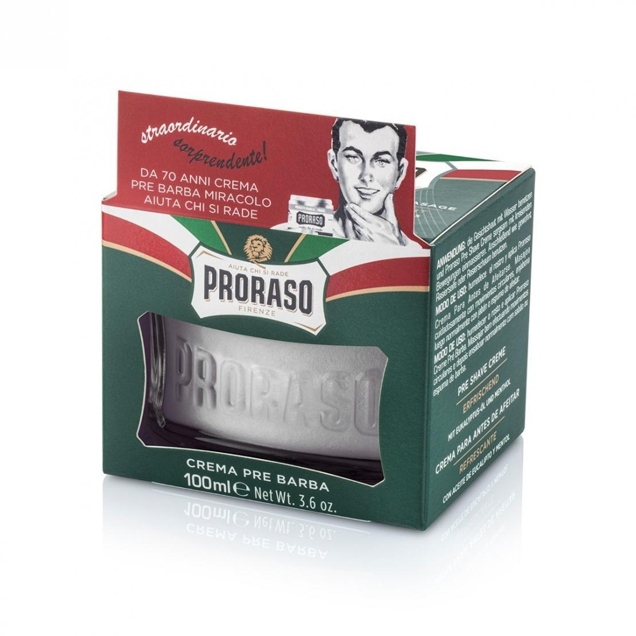 Proraso Shaving Soap Jar - Refreshing (Sapone Da Barba in Ciotola) -  Atlanta Barber and Beauty Supply